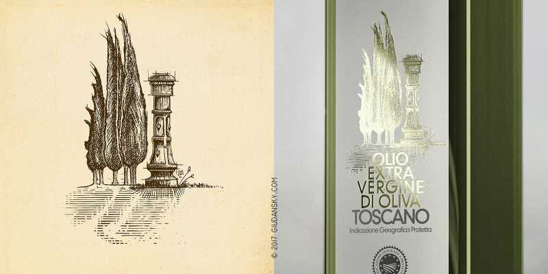 graphic design label
